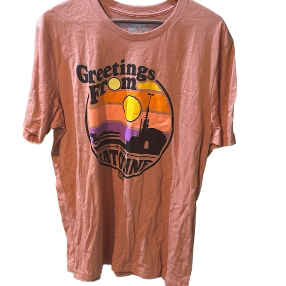 Limited Edition Rock Em Socks Star Wars Greeting's From Sunny Tatooine Tee Shirt - Picture 2 of 14